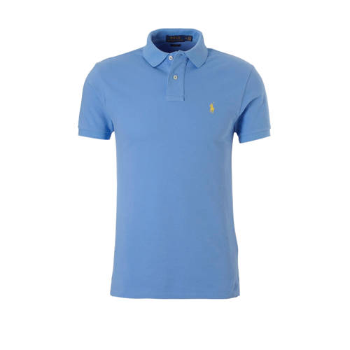 Polo Ralph Lauren Slim Fit Blauw polo ralph lauren kopen in de aanbieding