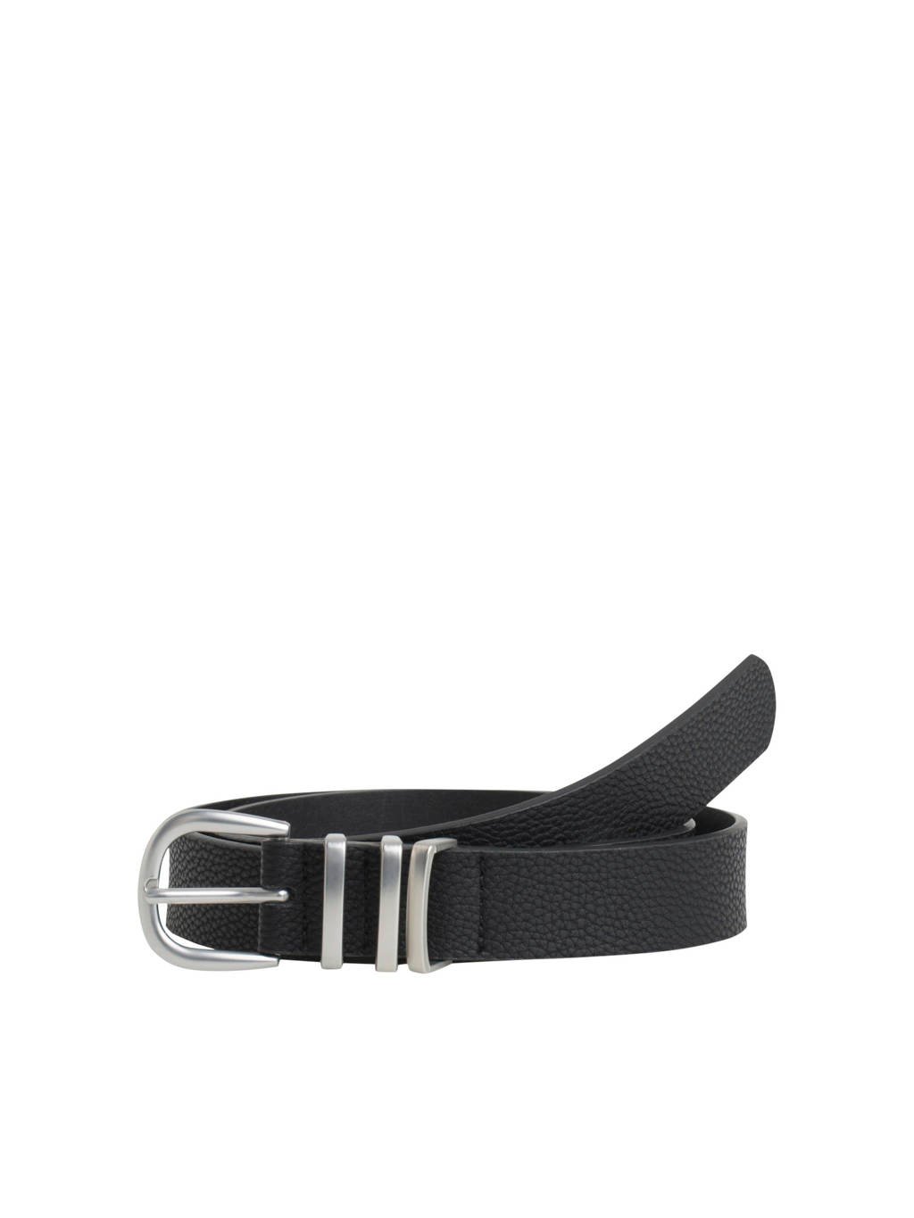 PIECES riem zwart, Zwart