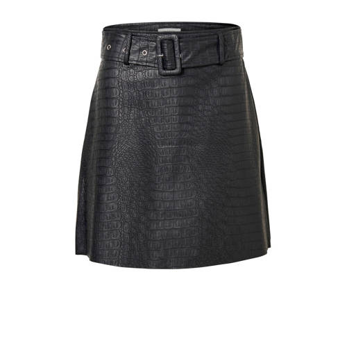 Pieces A Lijn Rok Met Krokodillenprint pieces kopen in de aanbieding