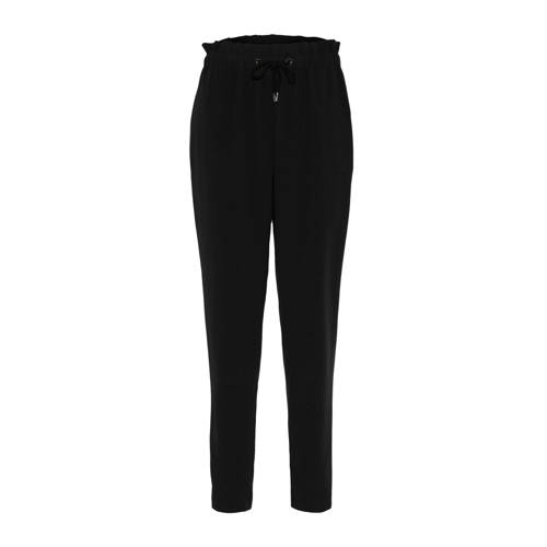 Pieces Loose Fit High Waist Broek Zwart pieces kopen in de aanbieding