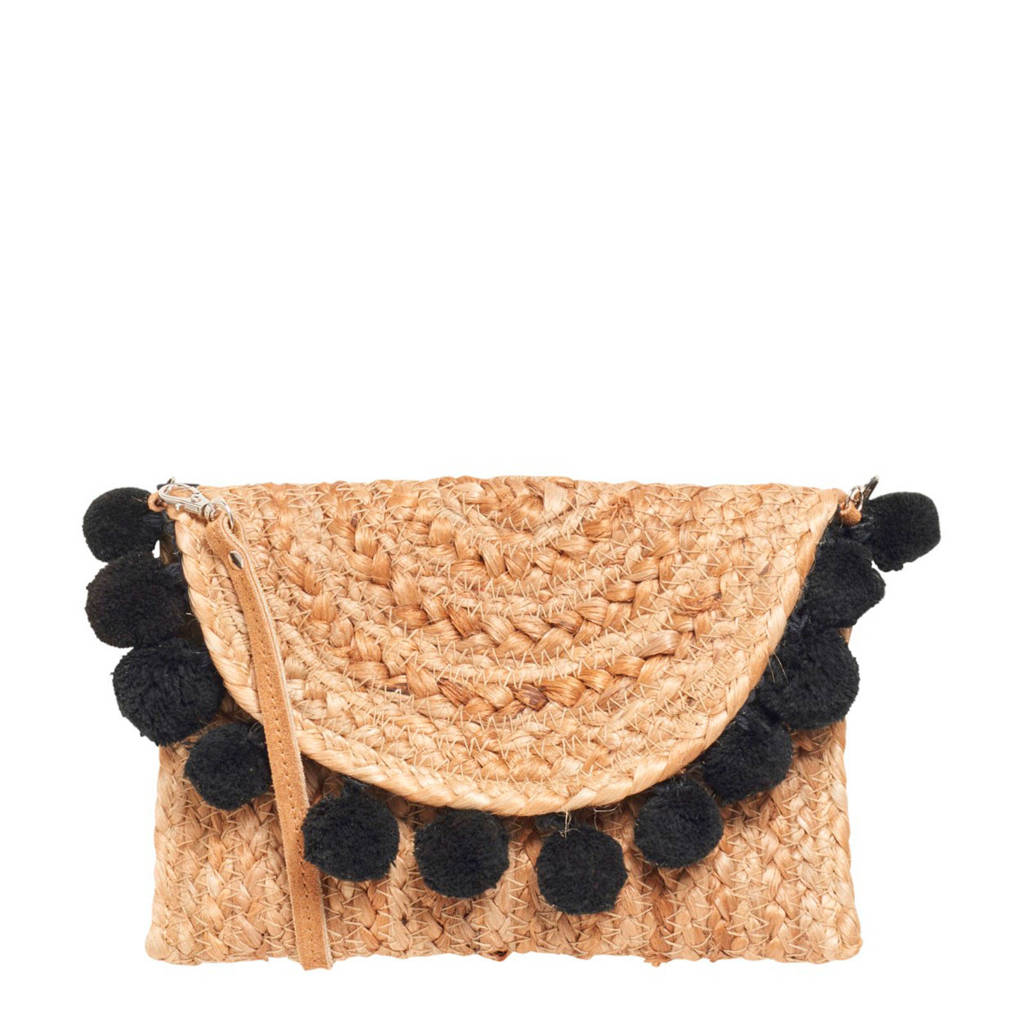 Pieces crossbody tas zwart, Zwart