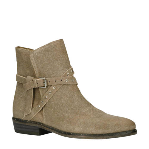 Goosecraft Leren Enkellaarzen Beige goosecraft kopen in de aanbieding