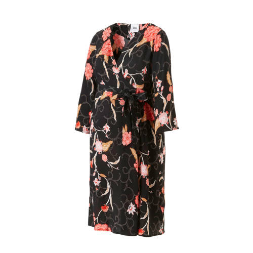 Mamalicious Mama Licious Zwangerschapsjurk Met Bloemen mamalicious kopen in de aanbieding