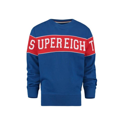 Vingino Sweater Met Tekst Nabko Blauw vingino kopen in de aanbieding