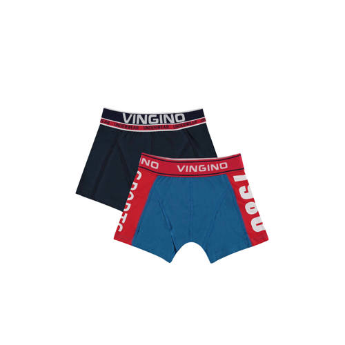 Vingino Boxershort Sport Set Van 2 Rood vingino kopen in de aanbieding