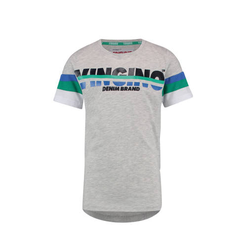 Vingino T Shirt Hepsie Met Tekst Grijs vingino kopen in de aanbieding