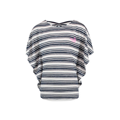 Vingino Gestreept T Shirt Ilonka Blauw vingino kopen in de aanbieding