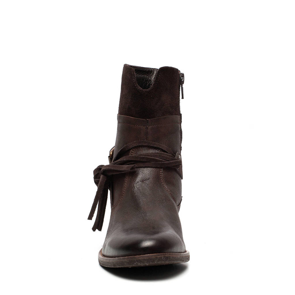 Enkellaarzen Scapino Scapino Leren Bruin Twoday Twoday wF8Fq1I