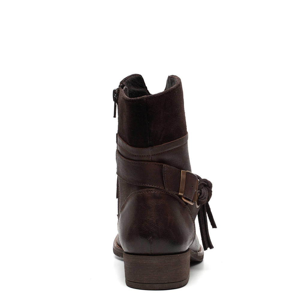 Enkellaarzen Scapino Scapino Leren Bruin Twoday Twoday wF8Fq1I