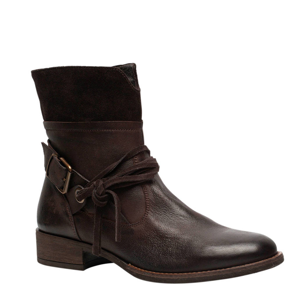 Enkellaarzen Scapino Scapino Leren Bruin Twoday Twoday wF8Fq1I