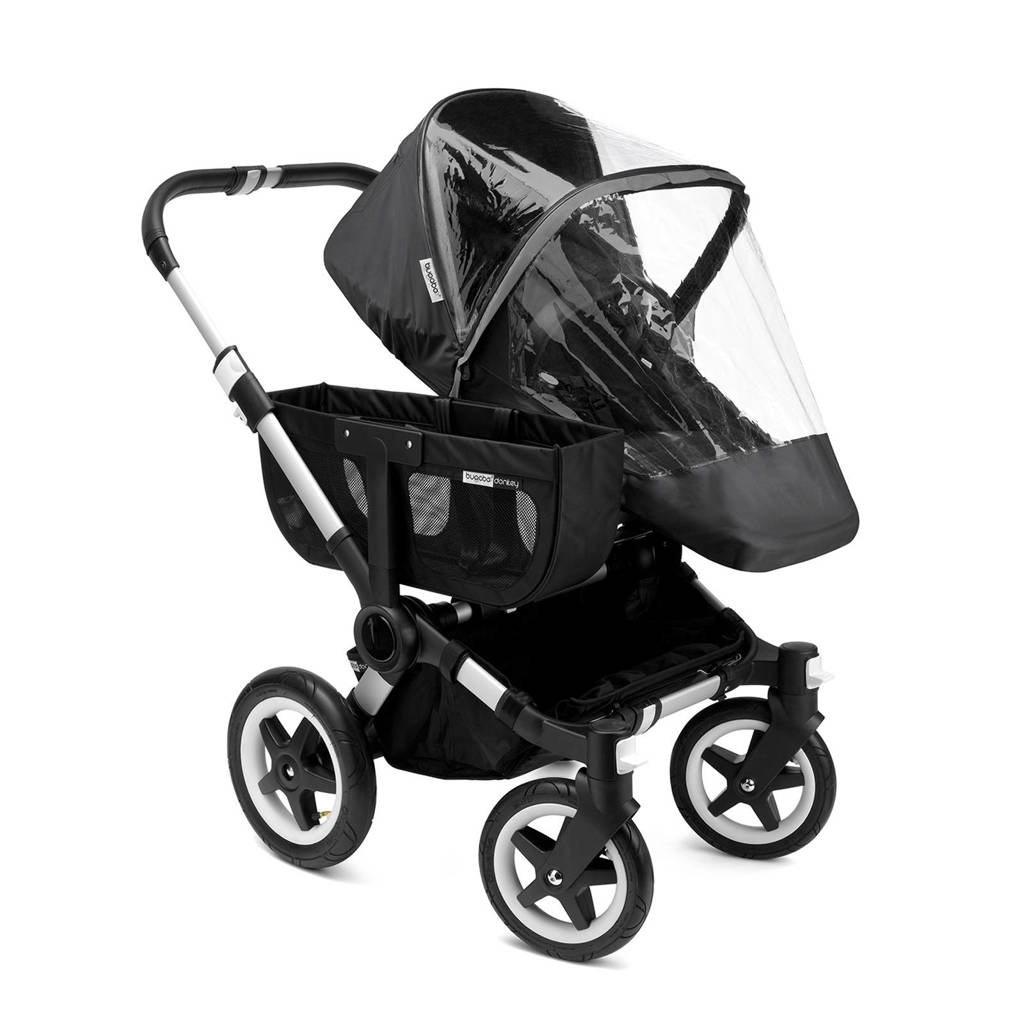 Bugaboo donkey/buffalo/runner high performance regenscherm zwart, Zwart