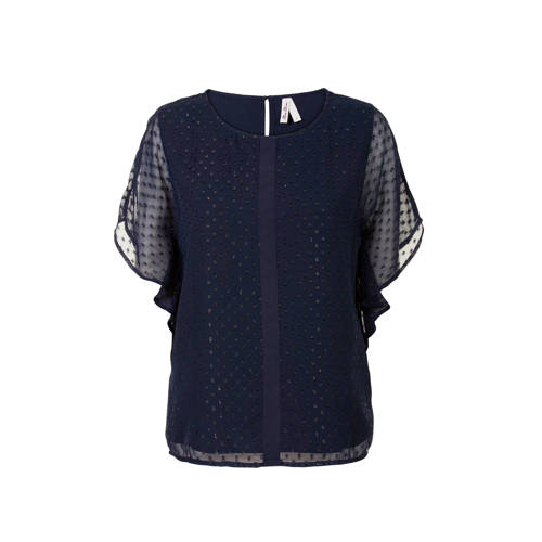 Miss Etam Regulier Top Met Glitter Zwart miss etam kopen in de aanbieding