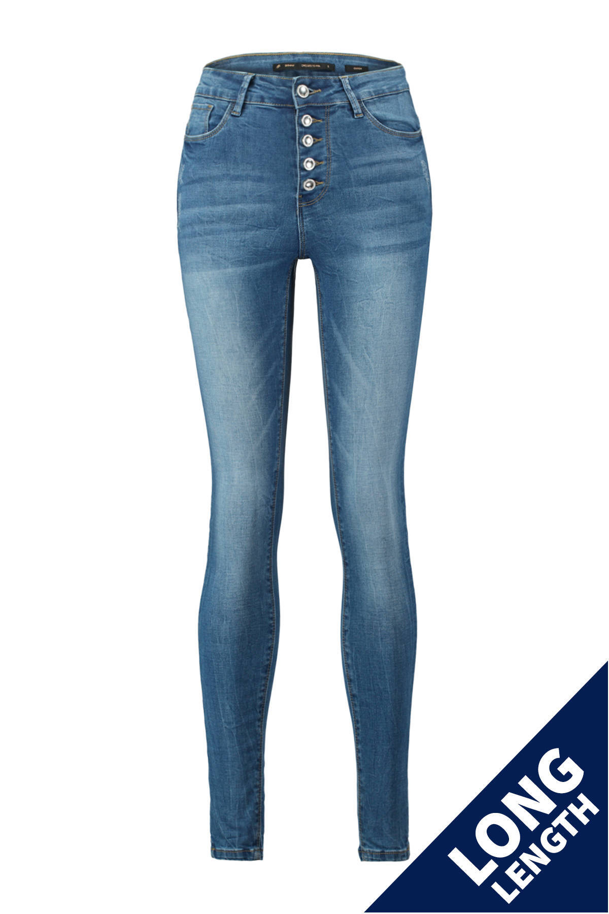 CoolCat high waist skinny jeans- extra lang | wehkamp