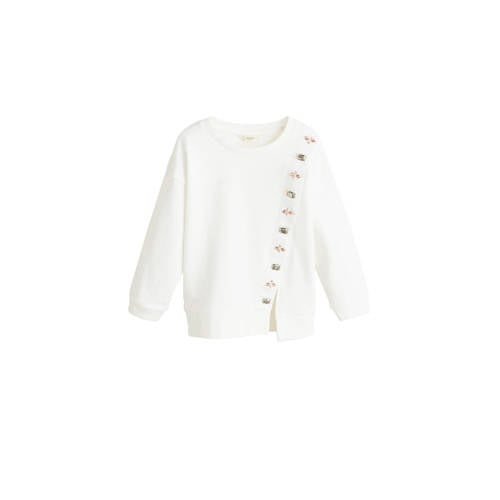 Mango Kids Sweater Met Sierstenen Ecru mango kids kopen in de aanbieding Mango Kids Sweater Met Sierstenen Ecru mango kids kopen in de aanbieding