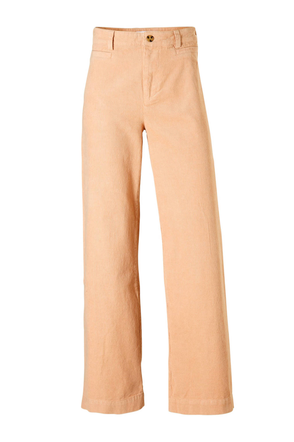 Mango wijde corduroy broek, Pastelroze