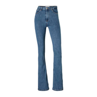 high waist flared jeans