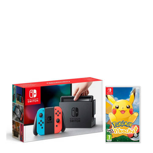 Nintendo Switch Blauwrood Pokemon Lets Go Pikachu nintendo kopen in de aanbieding Nintendo Switch Blauwrood Pokemon Lets Go Pikachu nintendo kopen in de aanbieding
