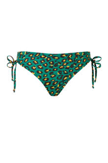 bikinibroekje met luipaardprint groen