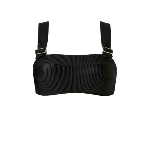 Whkmps Beachwave Mix Match Bikinitop Met Textuur Zwart whkmps beachwave kopen in de aanbieding