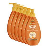 Garnier Loving Blends Honing Goud intens voedende bodymilk - 6x 250 ml - Multiverpakking