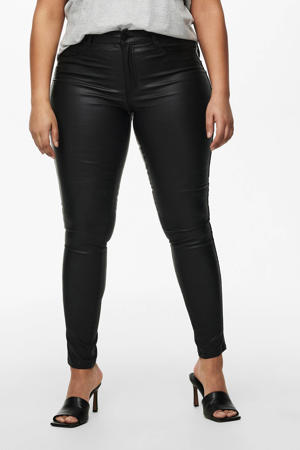 coated skinny broek CARPUNK zwart