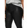 ONLY CARMAKOMA coated skinny broek CARPUNK zwart
