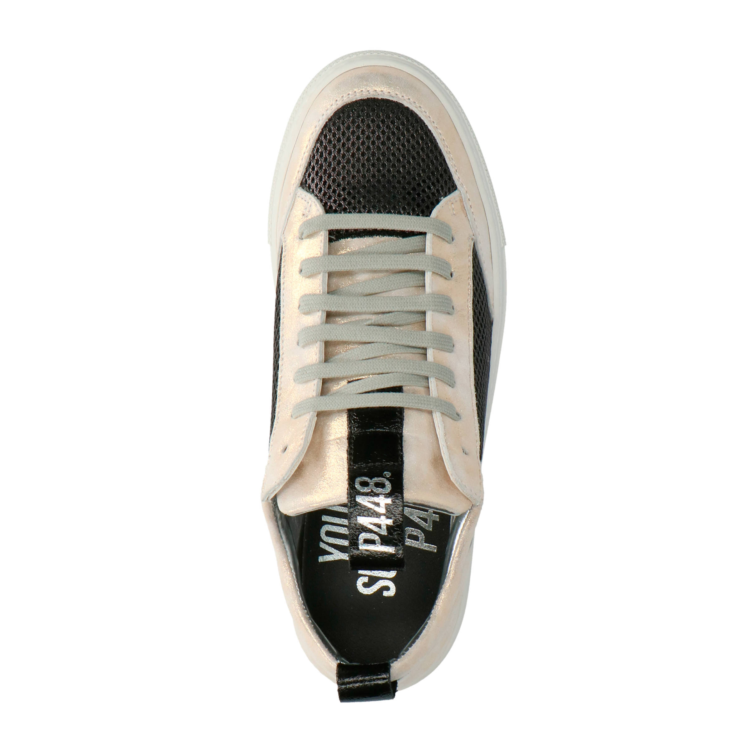 Soho suede sneakers zwart goud