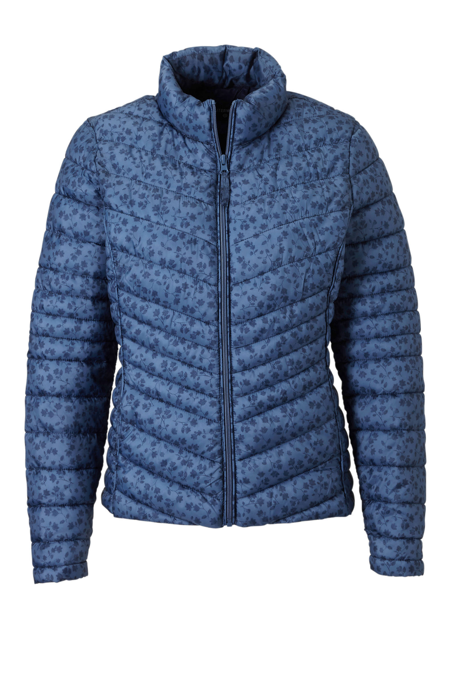 C&A Yessica tussenjas met bloemprint blauw | wehkamp C&A jassen voor het hele gezin bij wehkamp Gratis