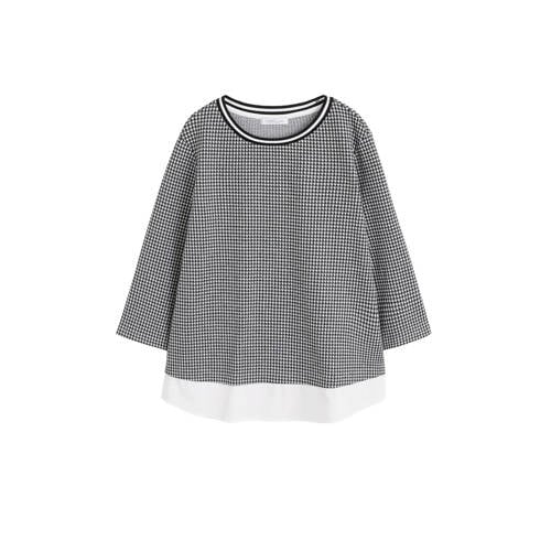 Violeta By Mango Top Met Ruiten Zwart violeta by mango kopen in de aanbieding Violeta By Mango Top Met Ruiten Zwart violeta by mango kopen in de aanbieding