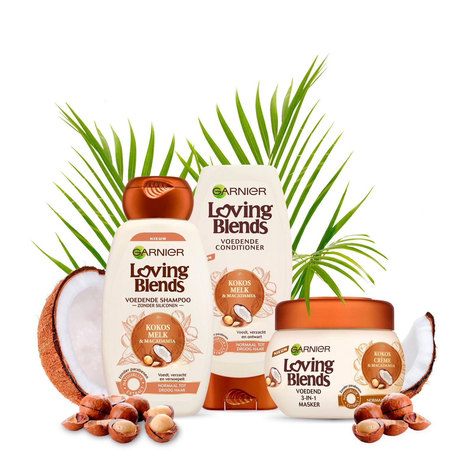 Garnier Loving Blends Kokos & Macadamia Conditioner 6x 200ml