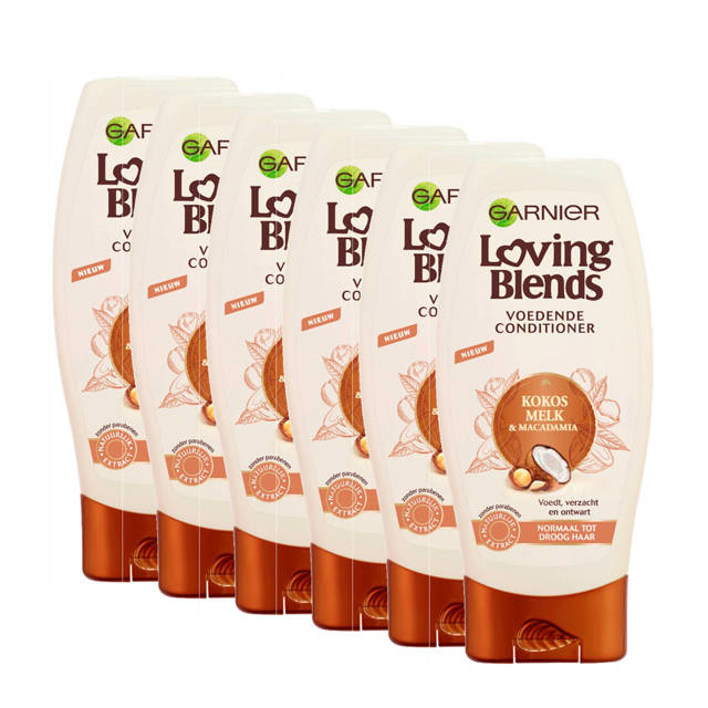 Garnier Loving Blends Kokos & Macadamia Conditioner 6x 200ml