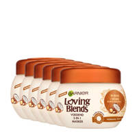 Garnier Loving Blends Kokos & Macadamia Masker - 6x 300ml multiverpakking