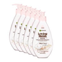 Garnier Loving Blends Body Milde Haver verzachtende bodymilk - 6x 250ml multiverpakking