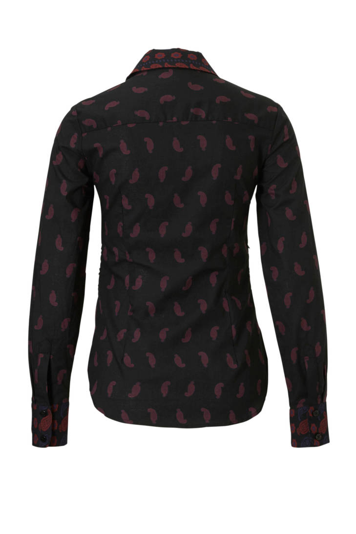 detail met Desigual kanten zwart blouse B0PwqxH