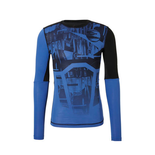Reebok Sport T Shirt Zwartblauw reebok kopen in de aanbieding