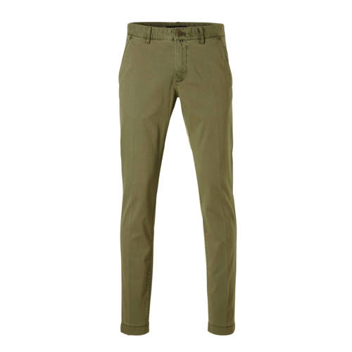 Marc Opolo Tapered Fit Chino Kaki marc opolo kopen in de aanbieding