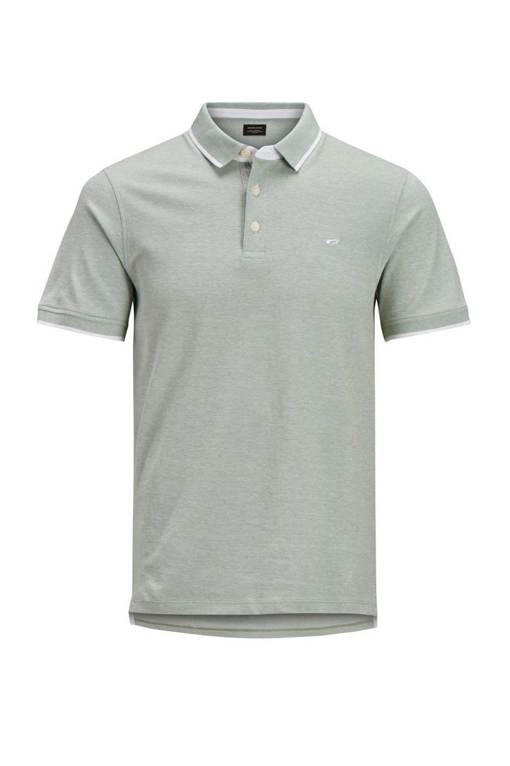 Jack & Jones Plus Size polo korte mouw, Grijs