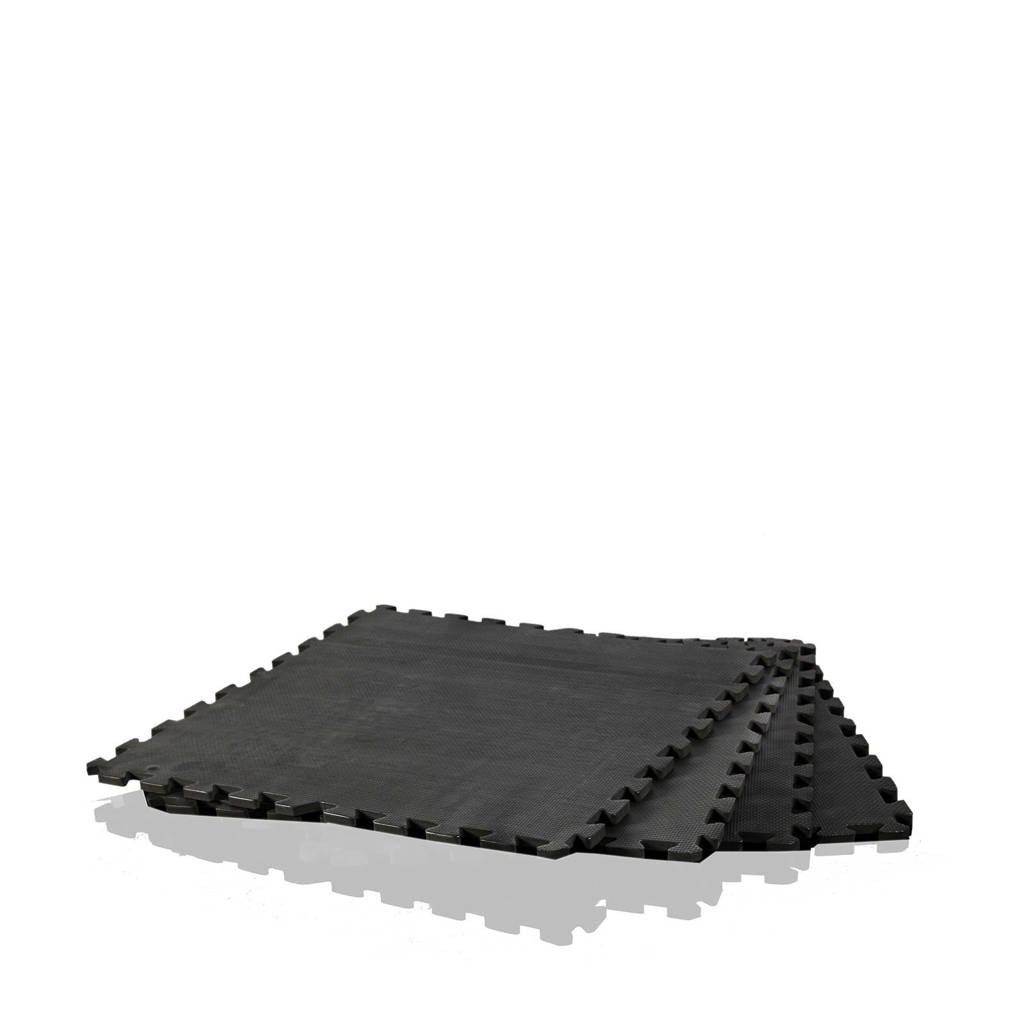 Gymstick Puzzelmat 120 x 120 cm, Zwart