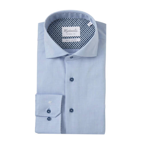Michaelis Slim Fit Overhemd Blauw michaelis kopen in de aanbieding Michaelis Slim Fit Overhemd Blauw michaelis kopen in de aanbieding