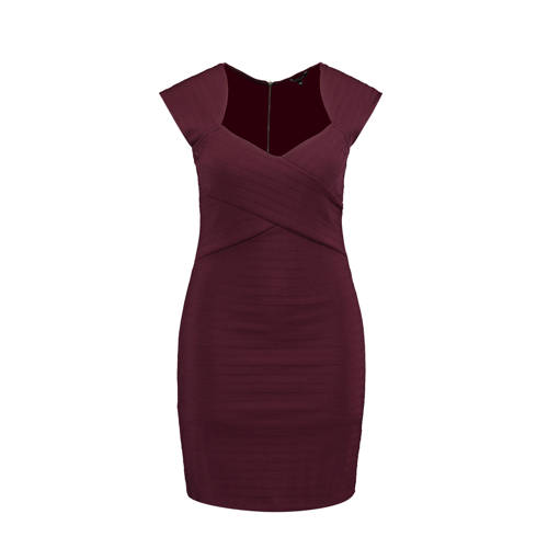 Ms Mode Jurk Bordeauxrood ms mode kopen in de aanbieding Ms Mode Jurk Bordeauxrood ms mode kopen in de aanbieding