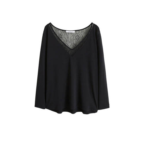Violeta By Mango Longsleeve Met Kant Zwart violeta by mango kopen in de aanbieding Violeta By Mango Longsleeve Met Kant Zwart violeta by mango kopen in de aanbieding