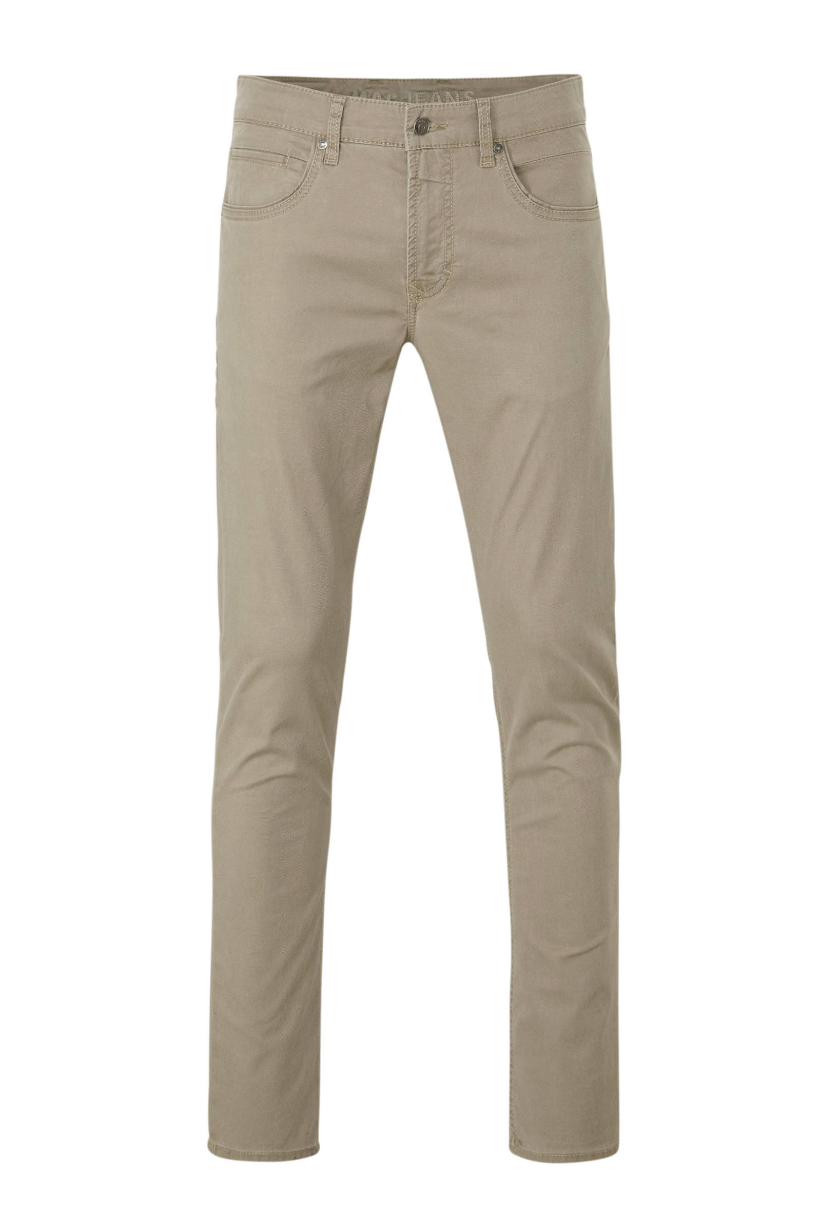 Mac pantalon 5-pocket Arne Pipe beige modern fit 35/34 online kopen