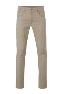 slim fit broek beige
