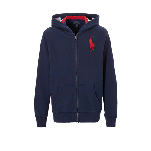 Polo Ralph Lauren Vest Met Capuchon Donkerblauw polo ralph lauren kopen in de aanbieding