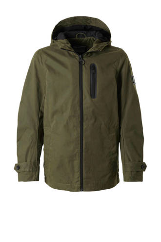 parka jas donkergroen