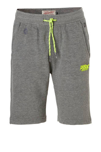 sweatshort grijs melange