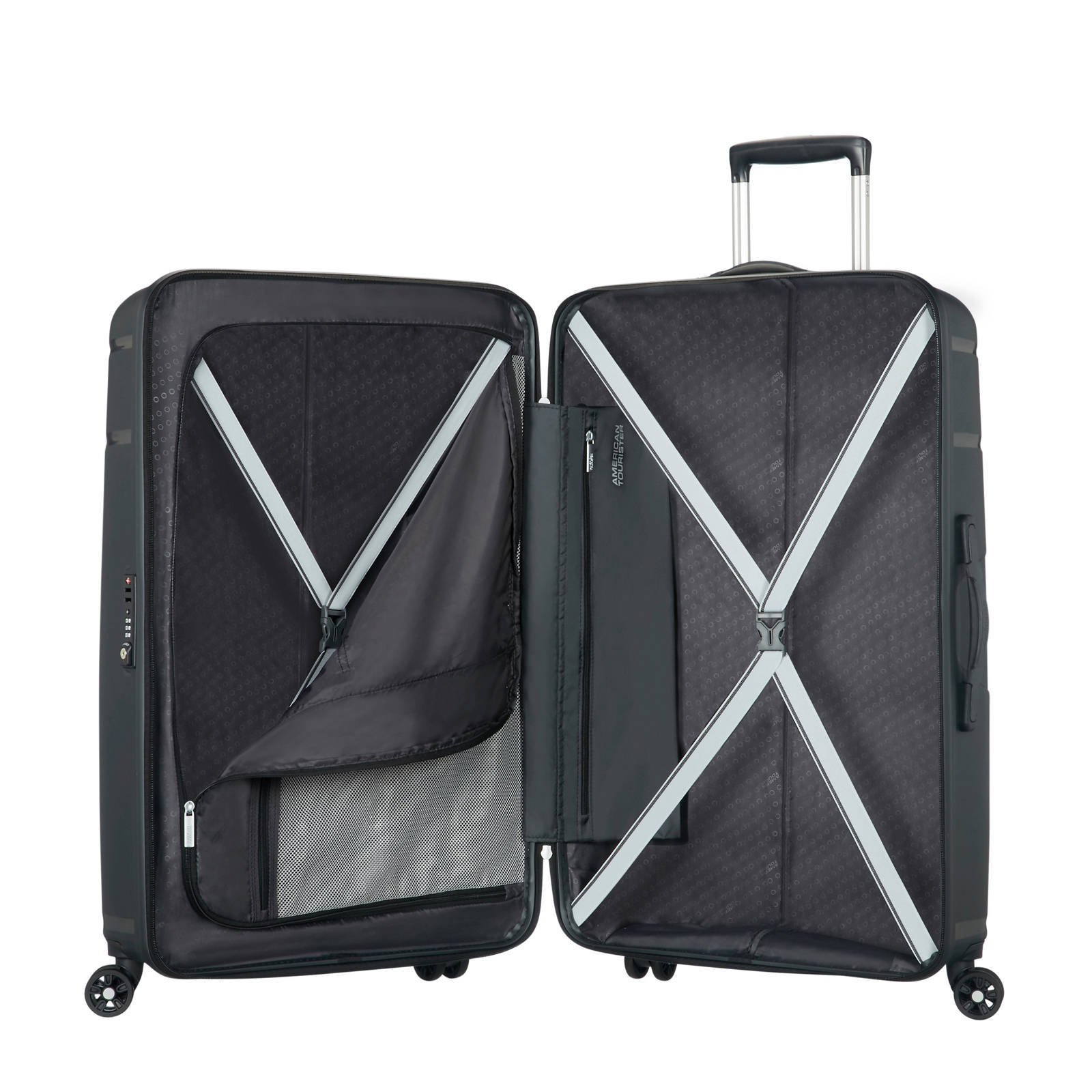 American tourister shops skytracer spinner