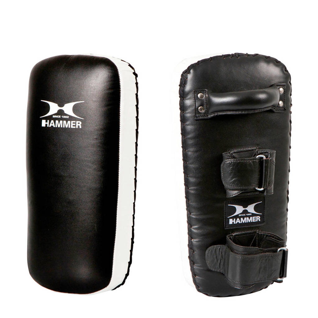 Hammer Boxing Thai Pad Stootkussen, Zwart/wit