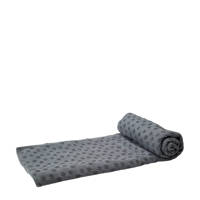 Tunturi   Silicone Yoga handdoek / Yogamat met anti-slip grijs, Grijs