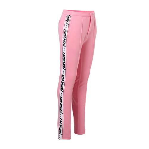 Vingino Broek Met Sierbies Roze vingino kopen in de aanbieding